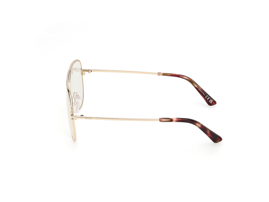 Sunglasses emilio pucci ep0229 032 dorado pilot femenino size 60mm - Detailed view