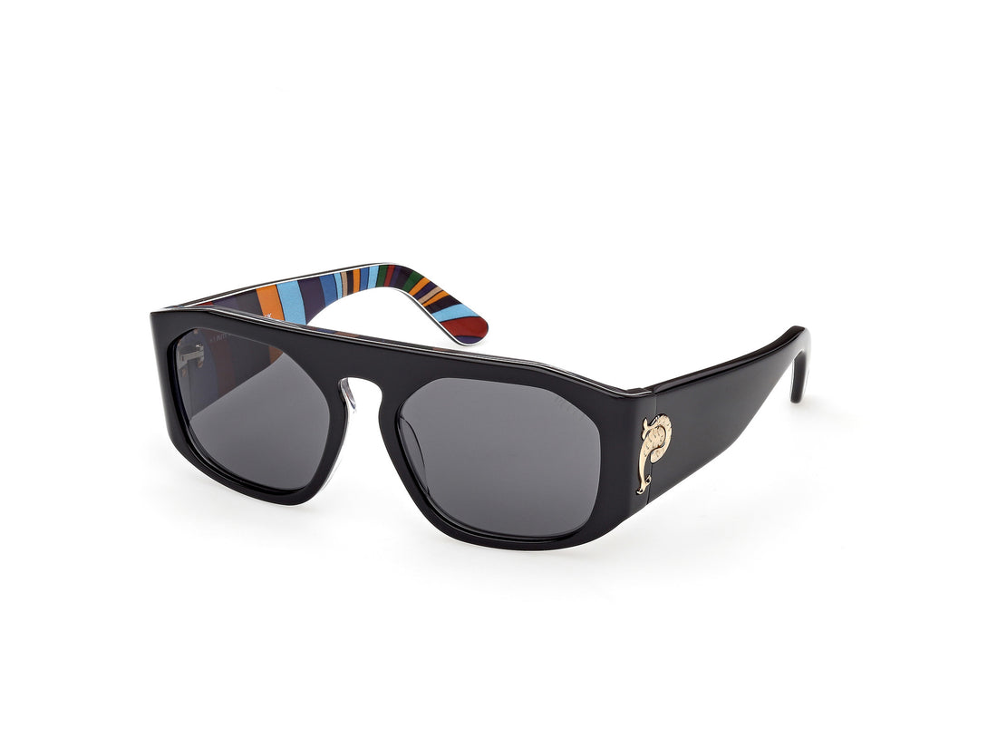 Gafas de sol emilio pucci ep0242 05a negro rectangular femenino talla 54mm - Vista principal