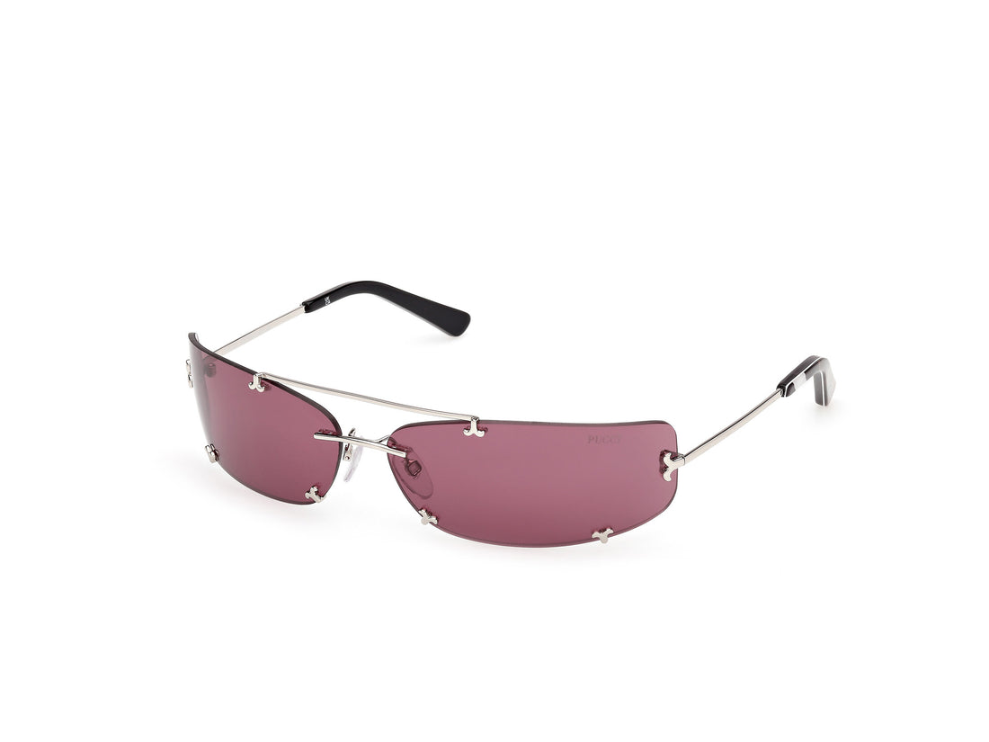 Occhiali da sole emilio pucci ep0244 16s plateado shield femenino taglia 72mm - Vista principale