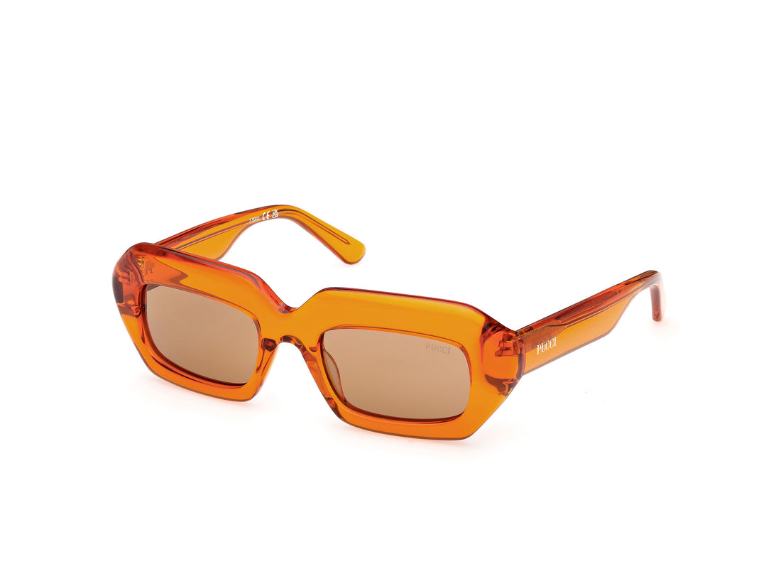 Gafas de sol emilio pucci ep0245 42e naranja square femenino talla 51mm - Vista principal