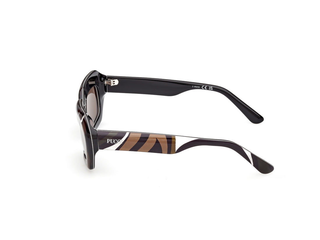 Occhiali da sole emilio pucci ep0245 99e estampado square femenino taglia 51mm - Vista dettagliata
