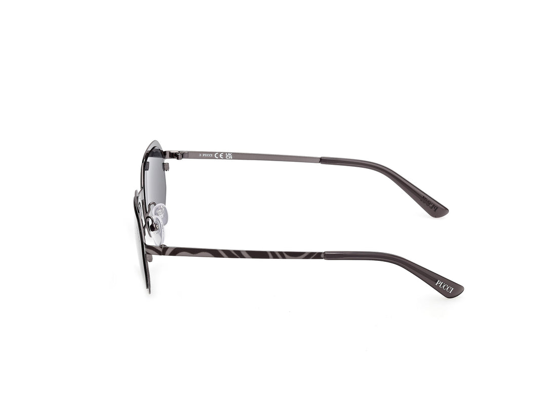 Occhiali da sole emilio pucci ep0248 05a negro geometric femenino taglia 52mm - Vista dettagliata