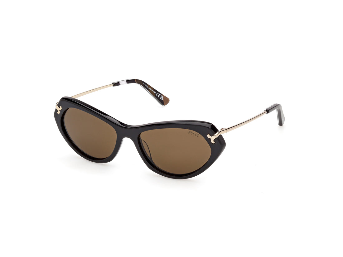 Occhiali da sole emilio pucci ep0251 01e negro cat eye femenino taglia 56mm - Vista principale