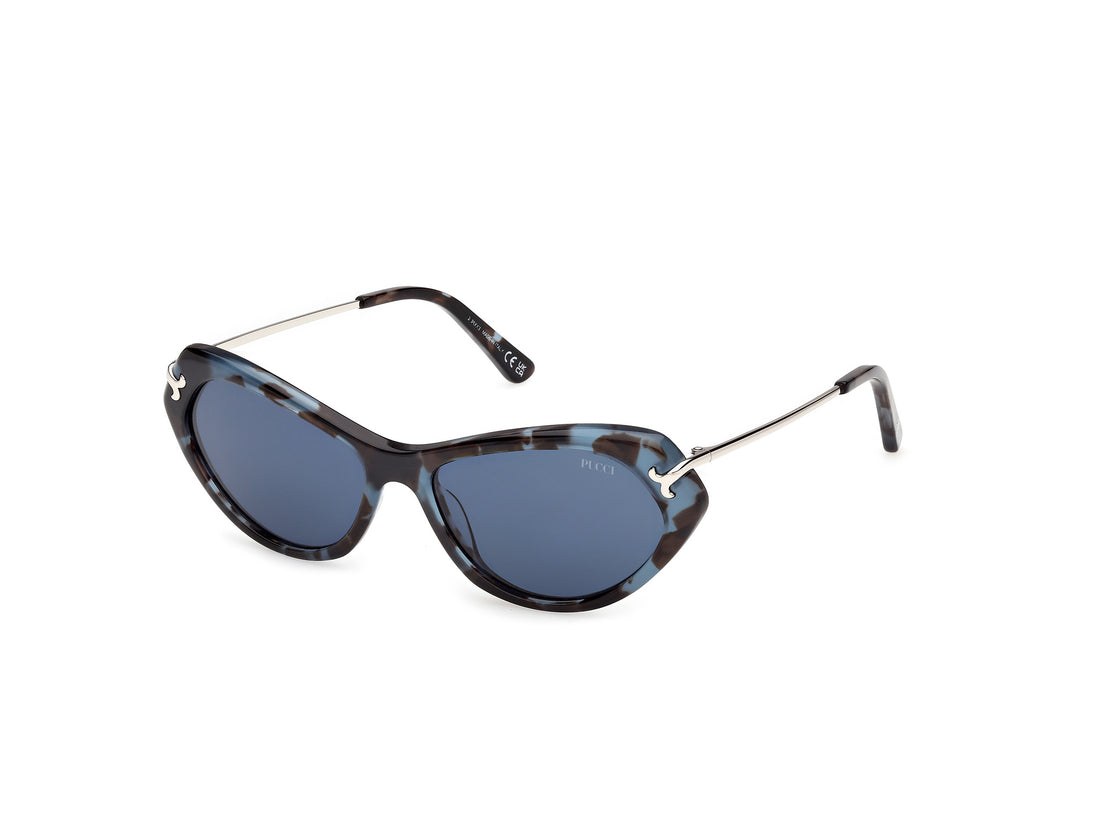 Occhiali da sole emilio pucci ep0251 55v havana cat eye femenino taglia 56mm - Vista principale