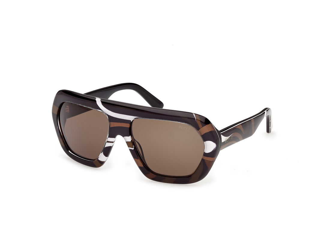 Occhiali da sole emilio pucci ep0252 99e estampado geometric femenino taglia 58mm - Vista principale