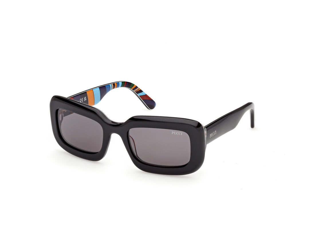 Gafas de sol emilio pucci ep0253 05a negro rectangular femenino talla 52mm - Vista principal
