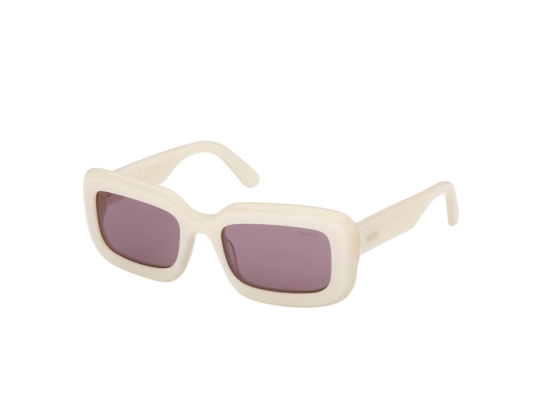 Occhiali da sole emilio pucci ep0253 25s beige rectangular femenino taglia 52mm - Vista principale
