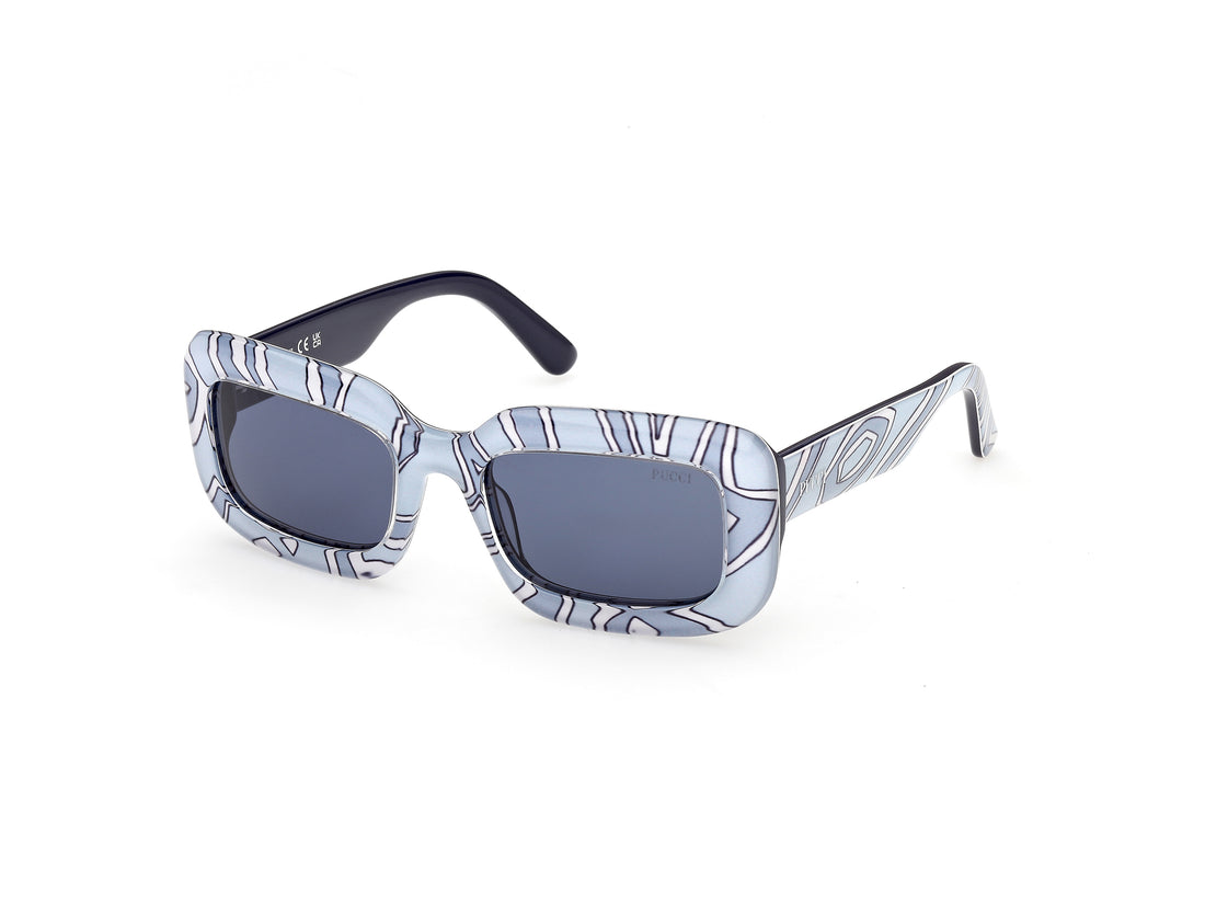 Occhiali da sole emilio pucci ep0253 99v estampado rectangular femenino taglia 52mm - Vista principale