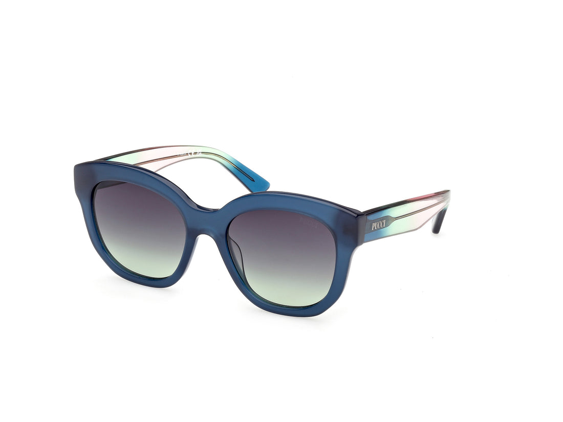 Occhiali da sole emilio pucci ep0254 90b azul geometric femenino taglia 53mm - Vista principale