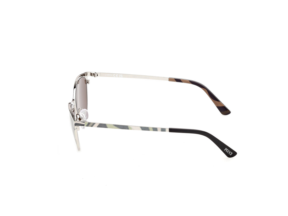 Occhiali da sole emilio pucci ep0256 99e estampado cat eye femenino taglia 57mm - Vista dettagliata