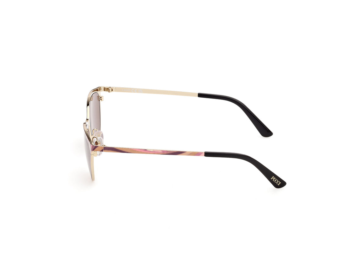 Occhiali da sole emilio pucci ep0256 99j estampado cat eye femenino taglia 57mm - Vista dettagliata