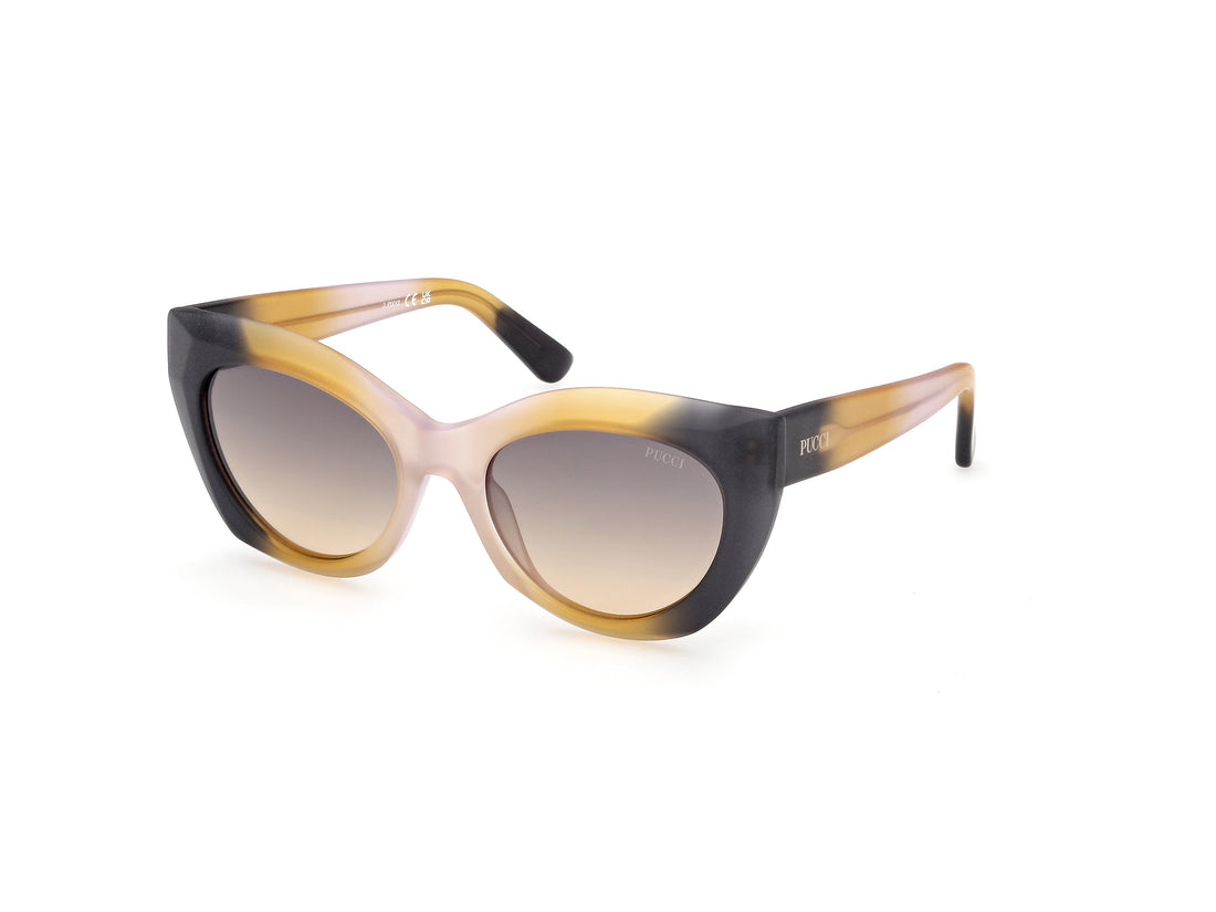 Occhiali da sole emilio pucci ep0257 05b negro geometric femenino taglia 53mm - Vista principale