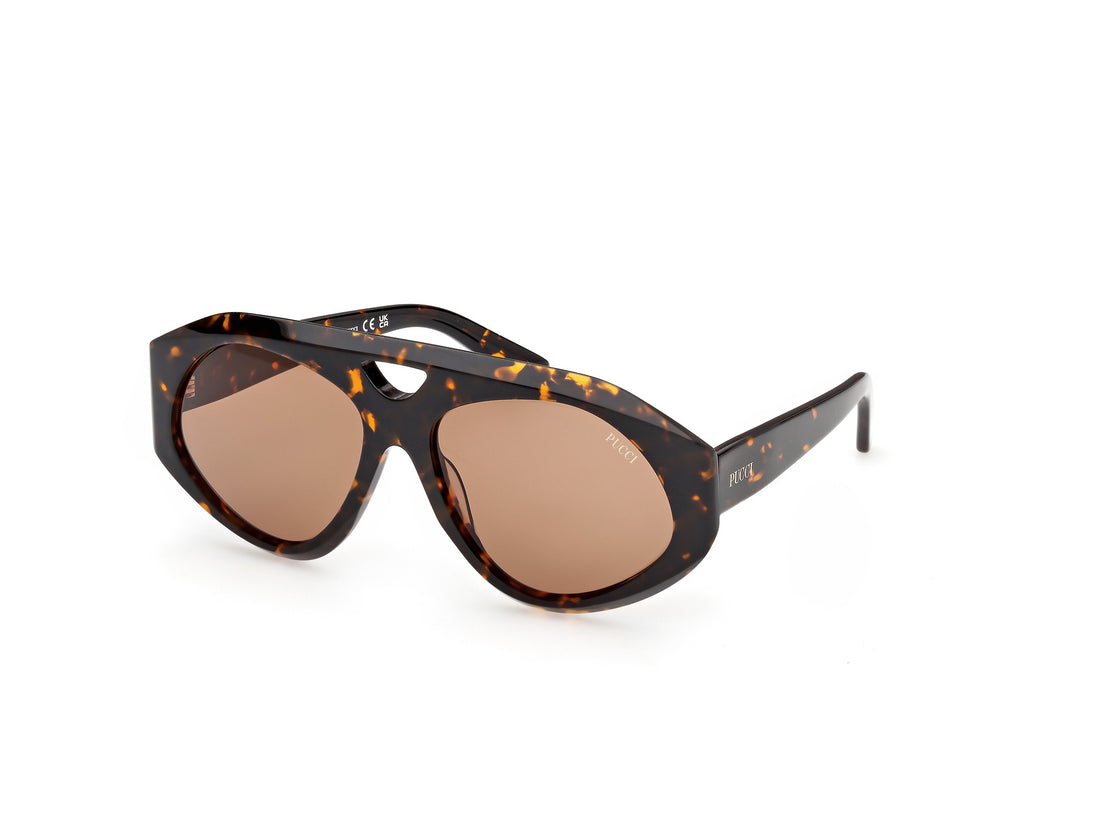 Occhiali da sole emilio pucci ep0258 52e havana navigator femenino taglia 58mm - Vista principale