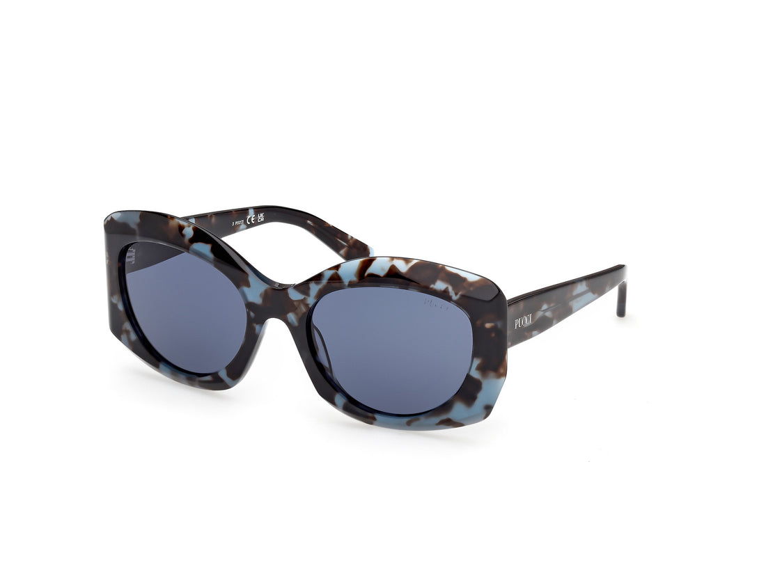 Occhiali da sole emilio pucci ep0259 55v havana butterfly femenino taglia 57mm - Vista principale