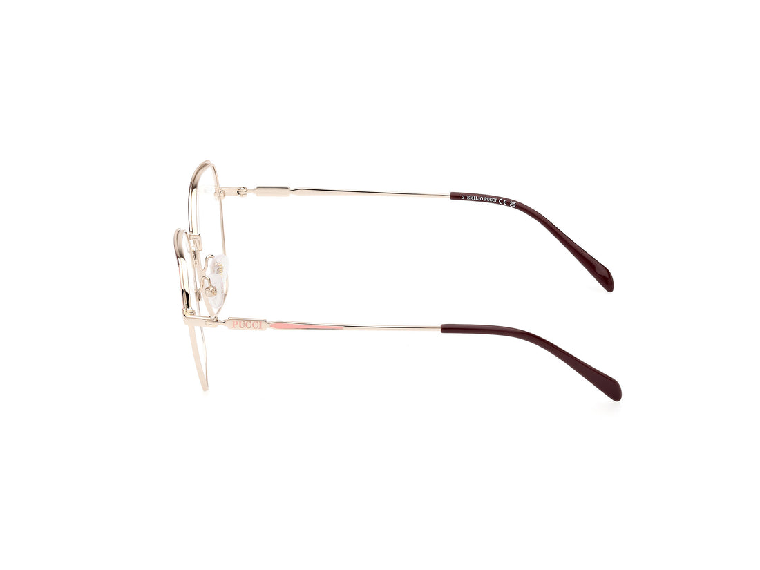 Occhiali da vista emilio pucci ep5222 32a dorado femenino taglia 54mm - Vista dettagliata