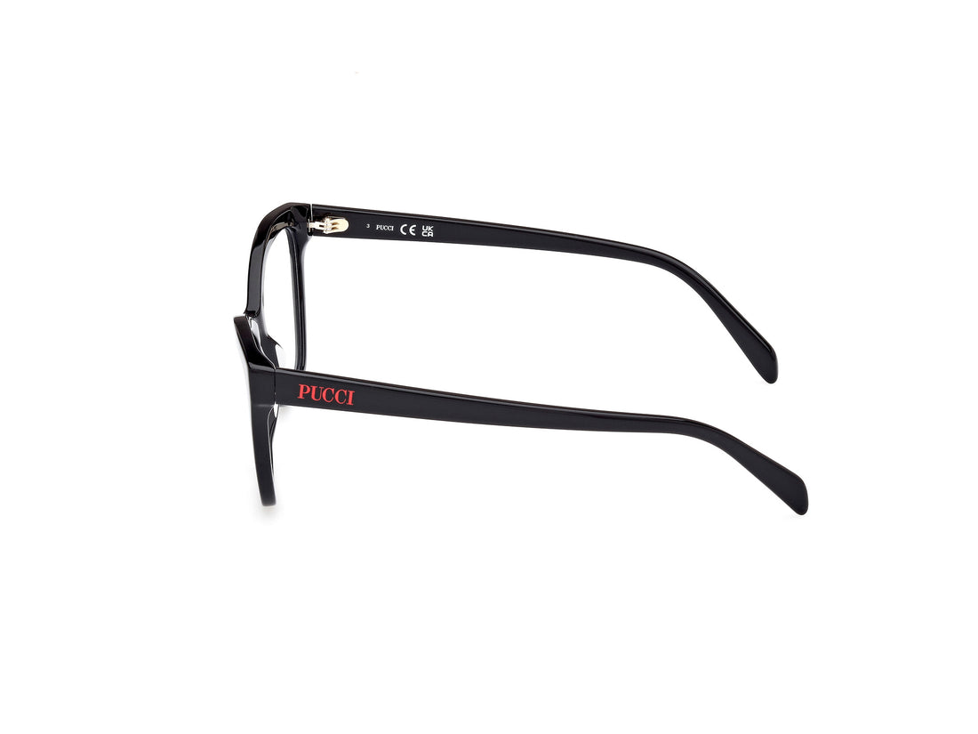 Occhiali da vista emilio pucci ep5241 001 negro femenino taglia 57mm - Vista dettagliata