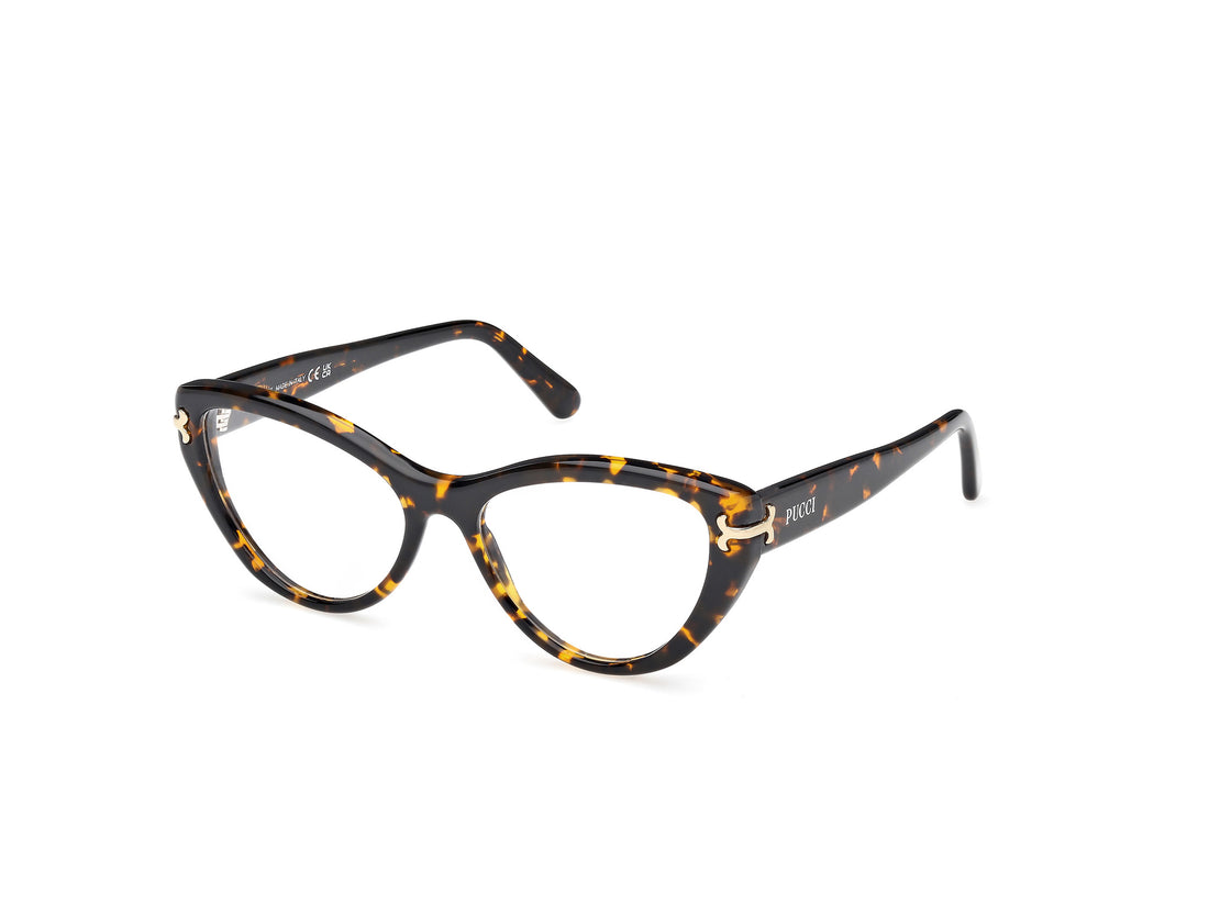 Prescription glasses emilio pucci ep5256 052 havana cat eye femenino size 54mm - Main view