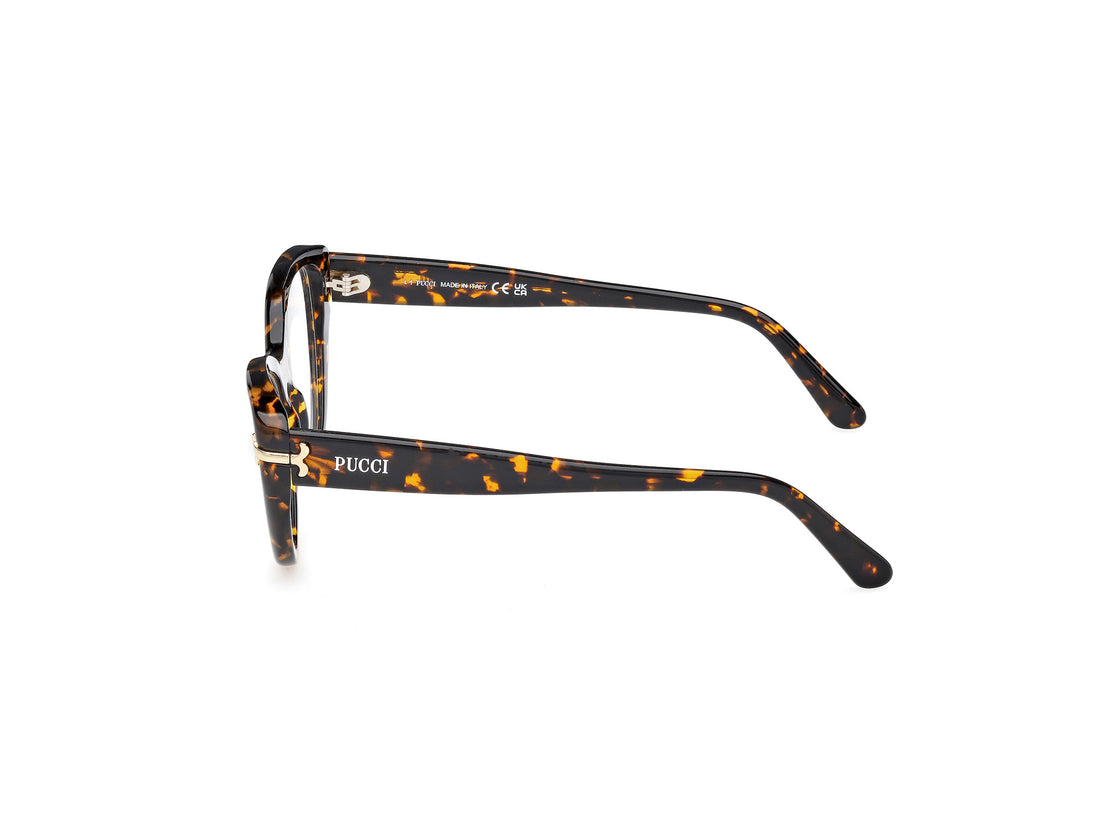 Prescription glasses emilio pucci ep5256 052 havana cat eye femenino size 54mm - Detailed view