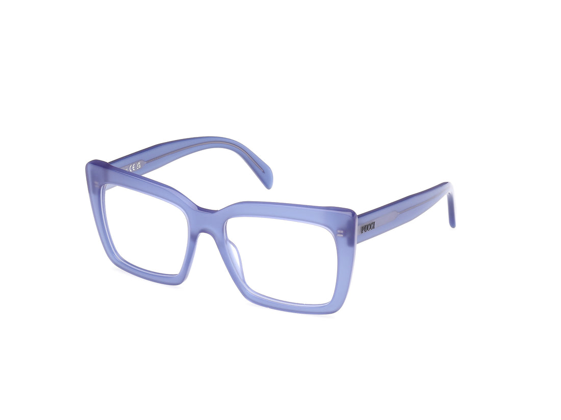 Prescription glasses emilio pucci ep5261 090 azul square femenino size 54mm - Main view
