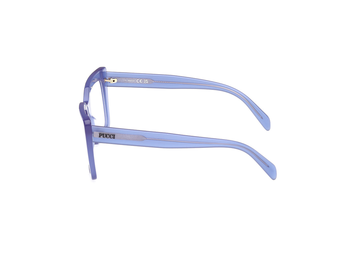 Prescription glasses emilio pucci ep5261 090 azul square femenino size 54mm - Detailed view