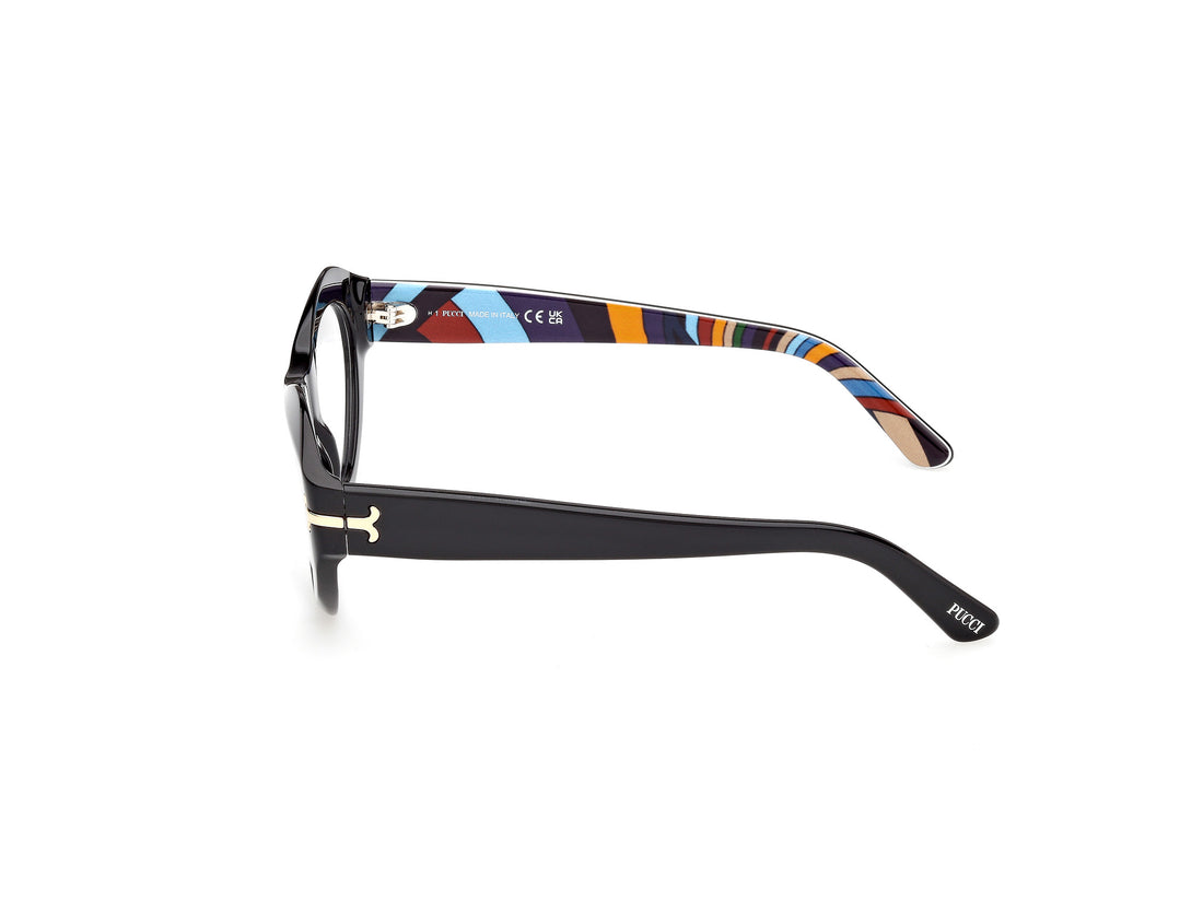 Prescription glasses emilio pucci ep5269 005 negro cat eye femenino size 54mm - Detailed view