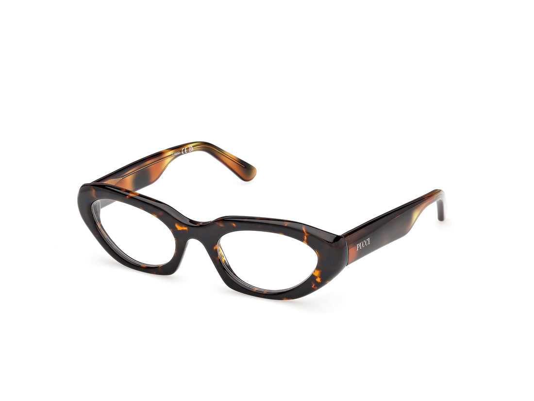 Prescription glasses emilio pucci ep5271 052 havana cat eye femenino size 52mm - Main view
