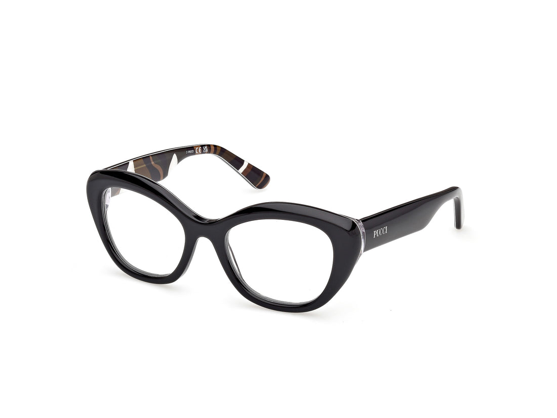 Prescription glasses emilio pucci ep5272 005 negro cat eye femenino size 52mm - Main view