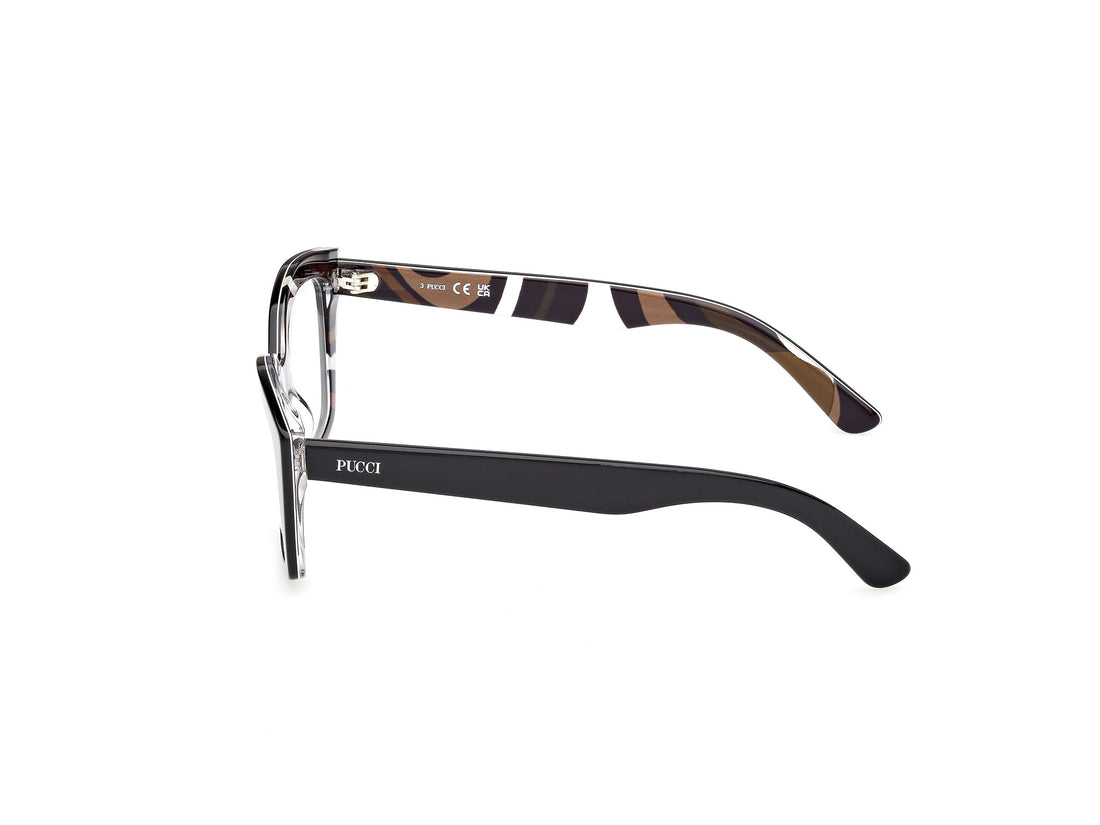 Occhiali da vista emilio pucci ep5274 005 negro square femenino taglia 53mm - Vista dettagliata