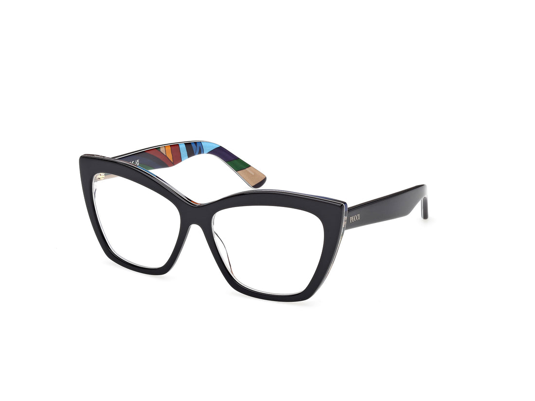 Prescription glasses emilio pucci ep5275 055 havana cat eye femenino size 56mm - Main view
