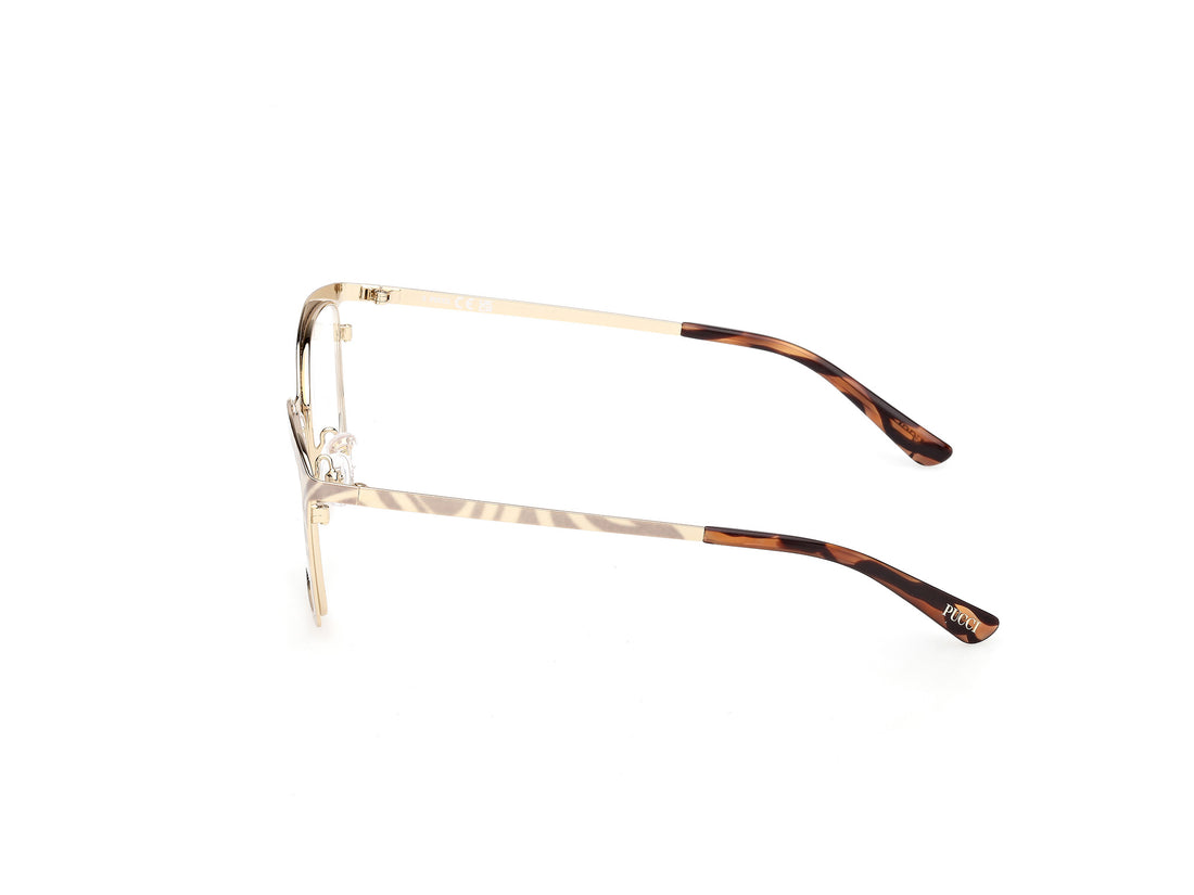 Prescription glasses emilio pucci ep5276 032 dorado square femenino size 52mm - Detailed view