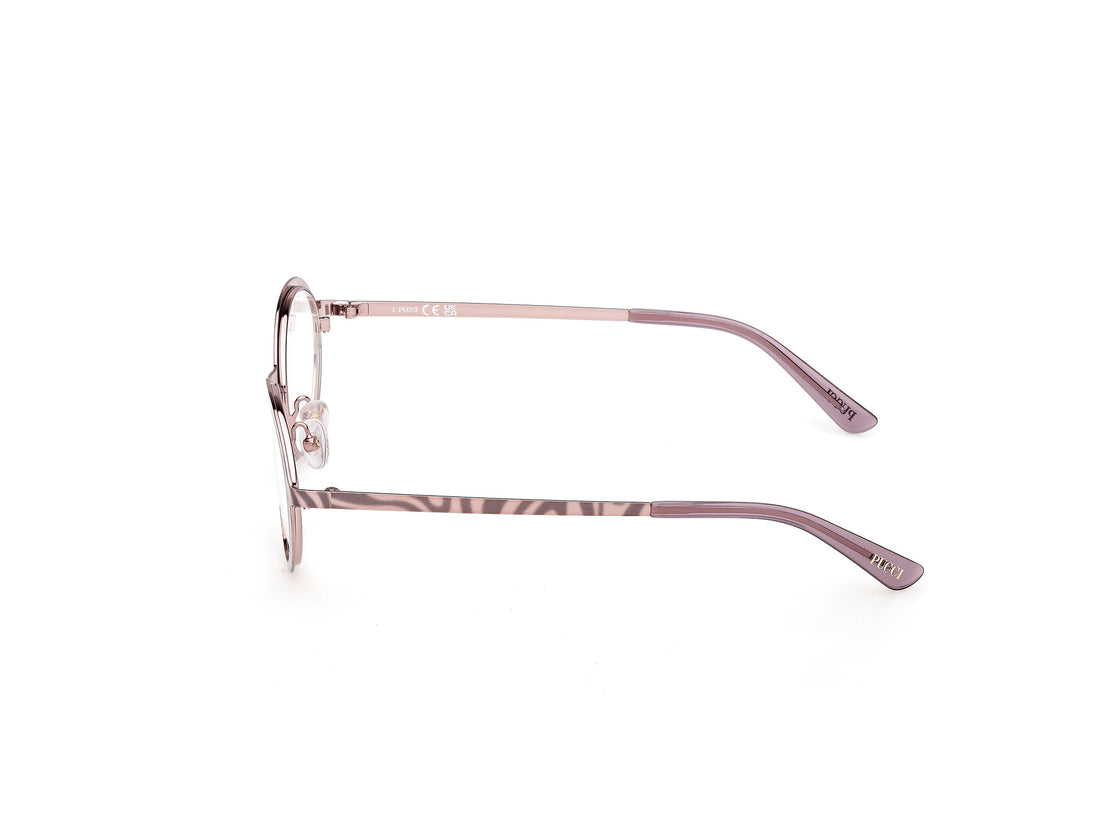 Prescription glasses emilio pucci ep5277 074 rosa oval femenino size 53mm - Detailed view