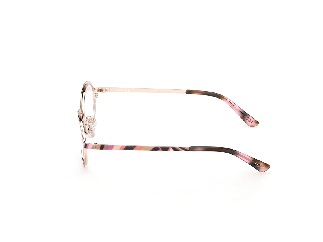 Prescription glasses emilio pucci ep5277 099 estampado oval femenino size 53mm - Detailed view
