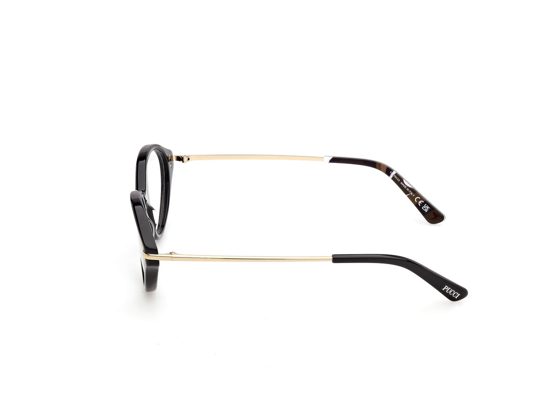 Gafas graduadas emilio pucci ep5278 001 negro oval femenino talla 54mm - Vista de detalle