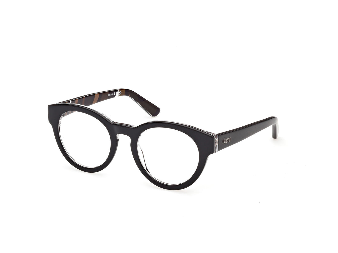 Prescription glasses emilio pucci ep5282 005 negro round femenino size 50mm - Main view