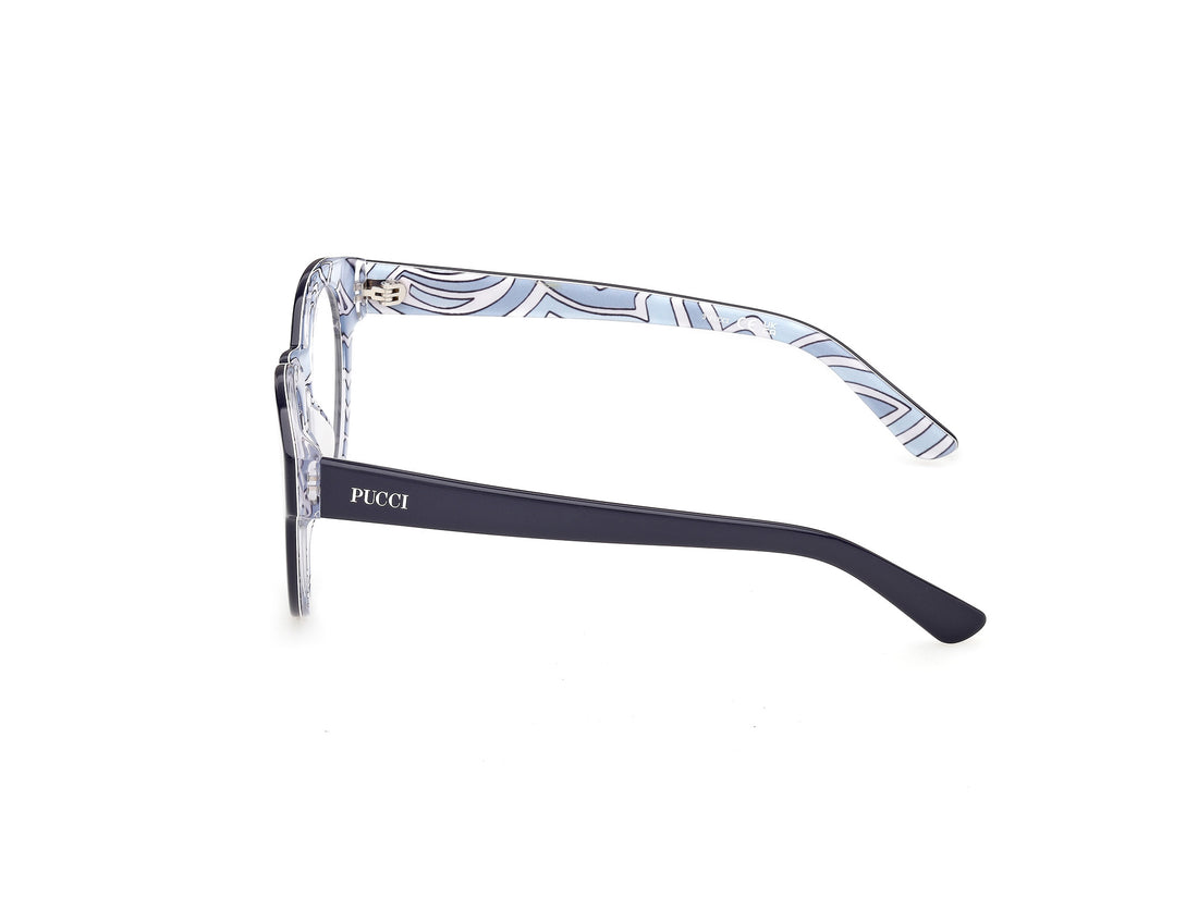 Prescription glasses emilio pucci ep5282 092 azul round femenino size 50mm - Detailed view
