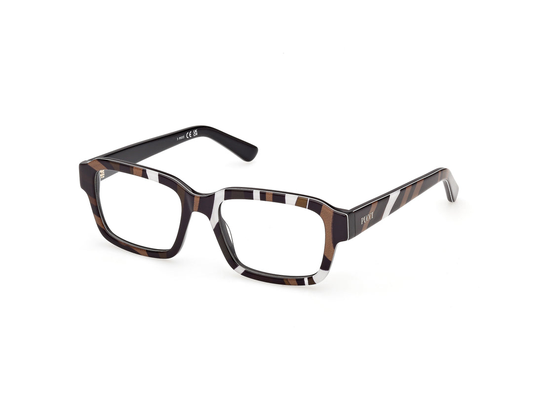 Prescription glasses emilio pucci ep5283 099 estampado rectangular femenino size 53mm - Main view