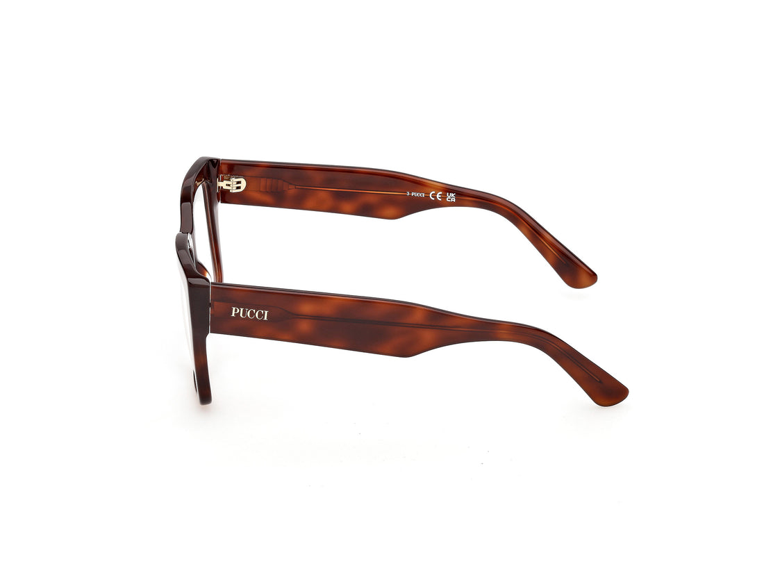 Occhiali da vista emilio pucci ep5284 053 havana square femenino taglia 54mm - Vista dettagliata