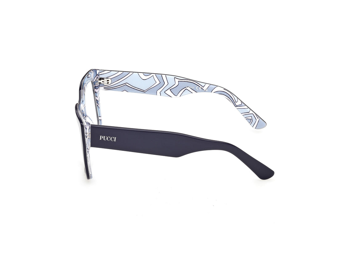 Prescription glasses emilio pucci ep5284 092 azul square femenino size 54mm - Detailed view