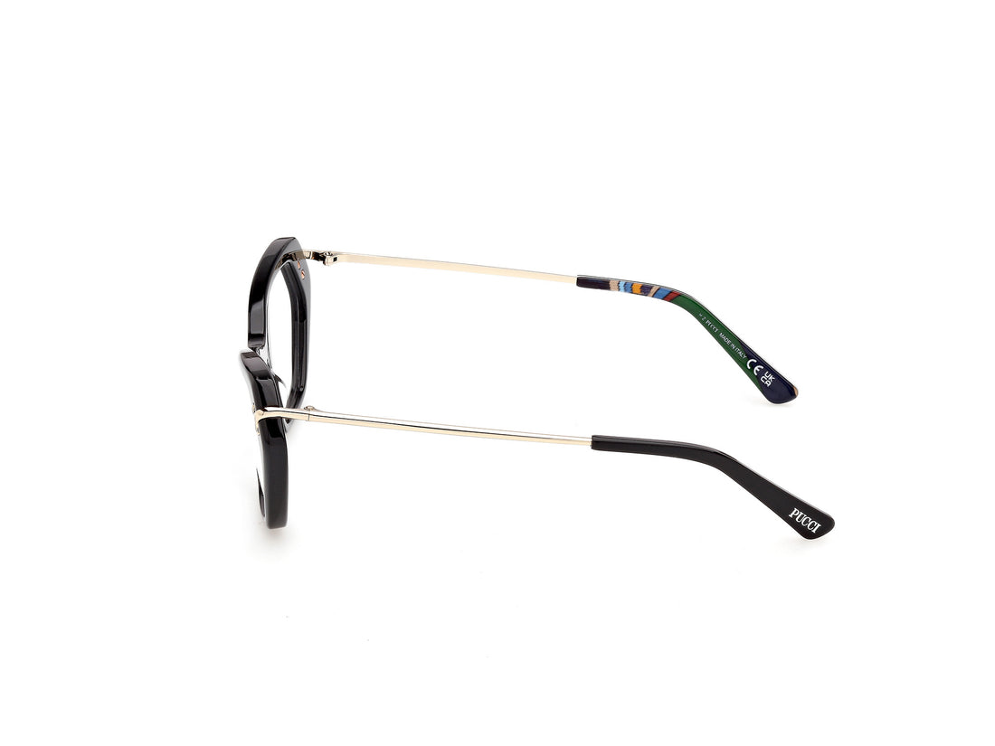 Gafas graduadas emilio pucci ep5285 001 negro geometric femenino talla 56mm - Vista de detalle