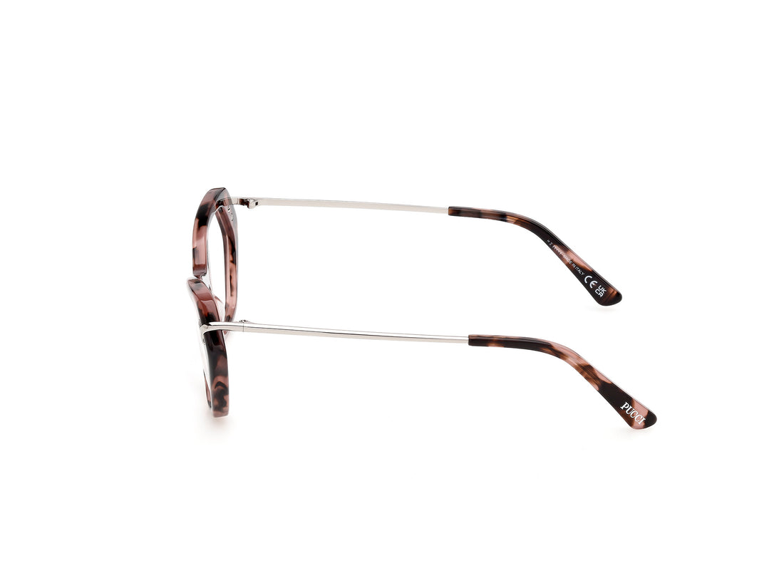 Occhiali da vista emilio pucci ep5285 055 havana geometric femenino taglia 56mm - Vista dettagliata