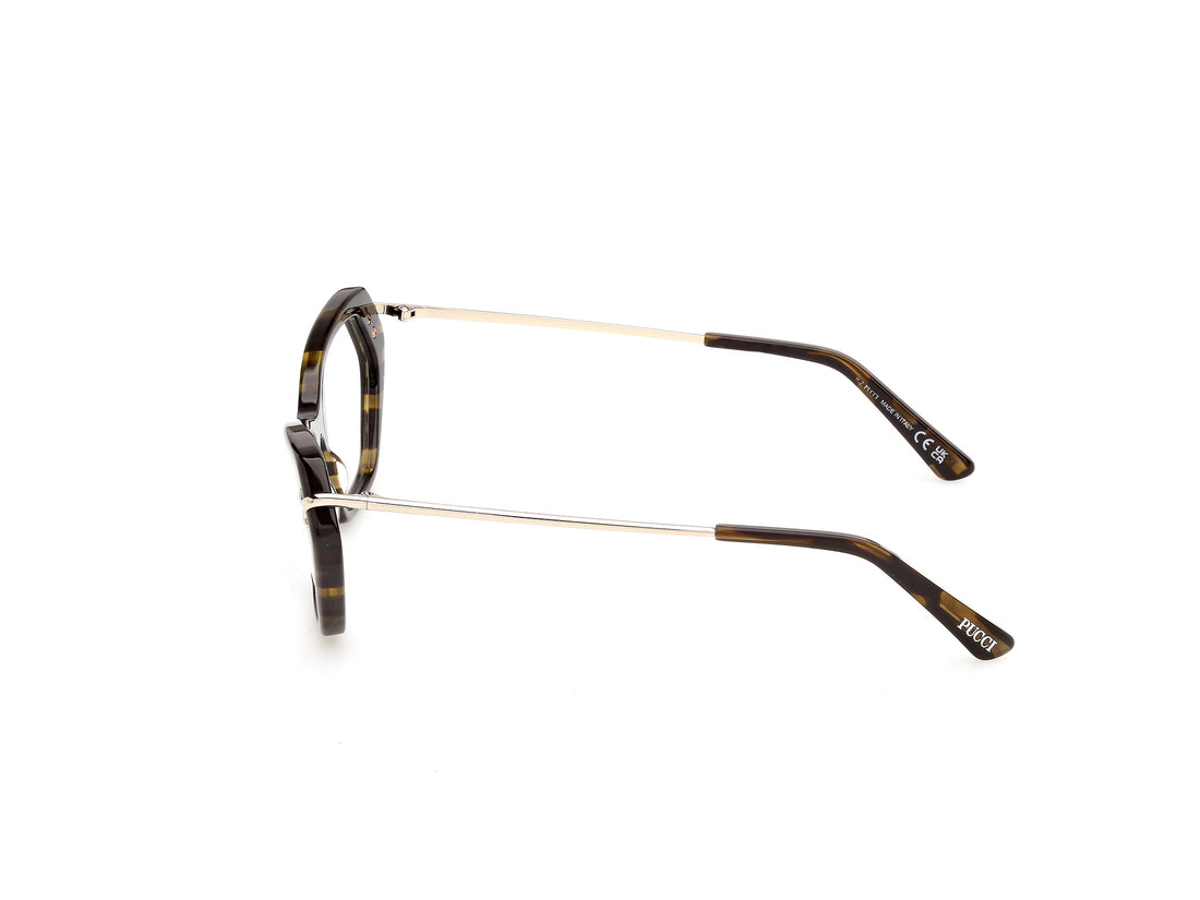 Gafas graduadas emilio pucci ep5285 056 havana geometric femenino talla 56mm - Vista de detalle