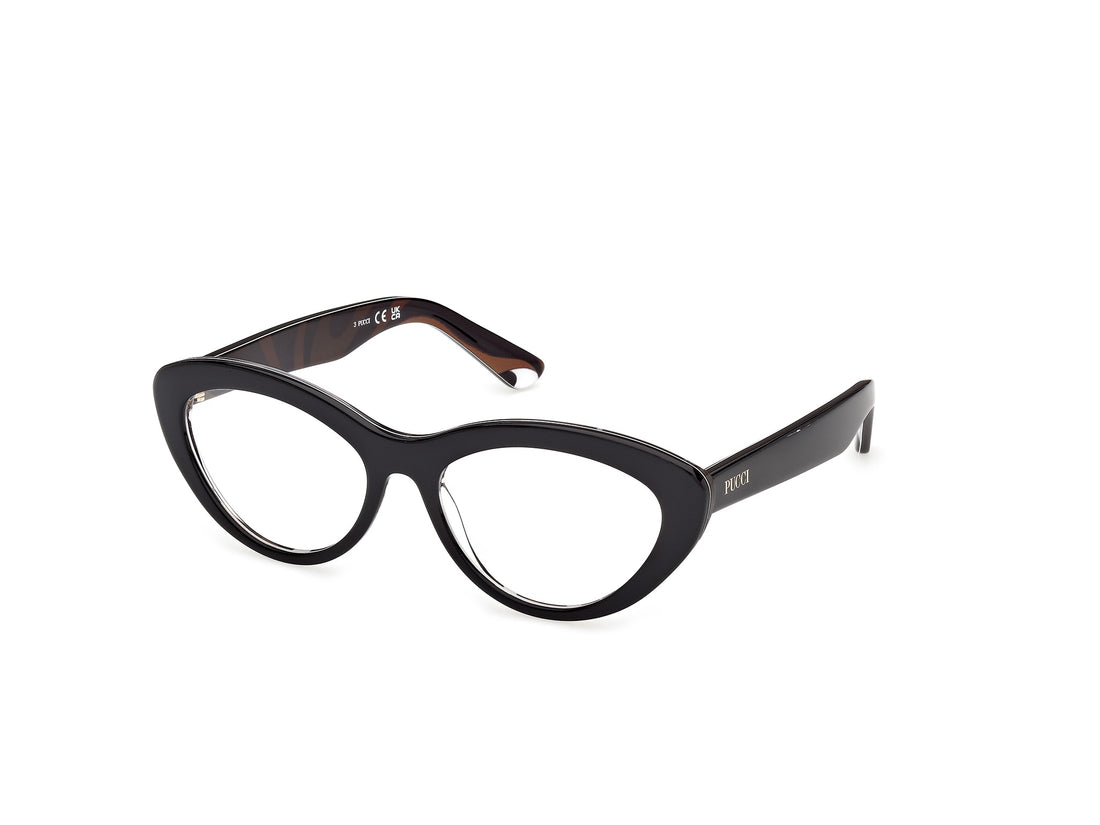 Gafas graduadas emilio pucci ep5287 005 negro cat eye femenino talla 55mm - Vista principal