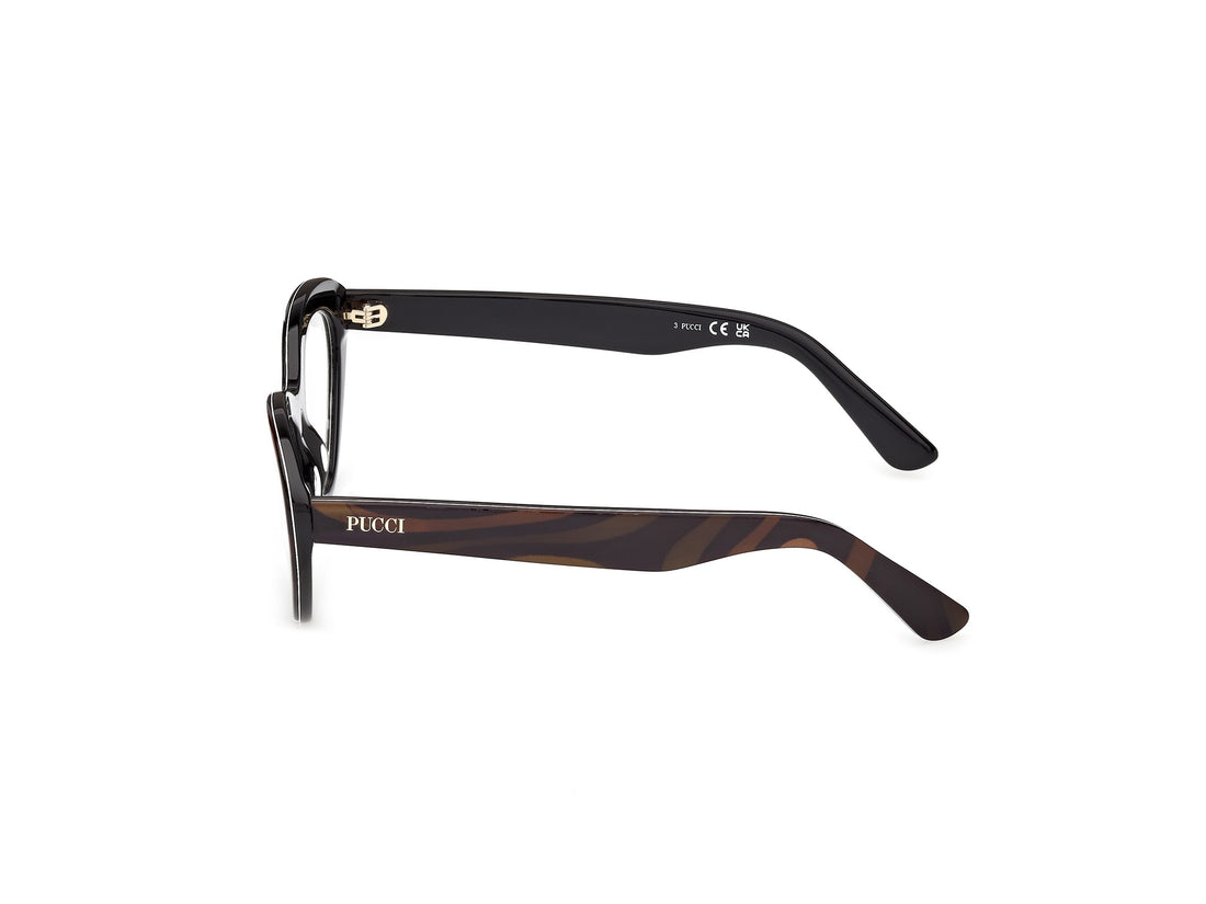 Gafas graduadas emilio pucci ep5287 099 estampado cat eye femenino talla 55mm - Vista de detalle