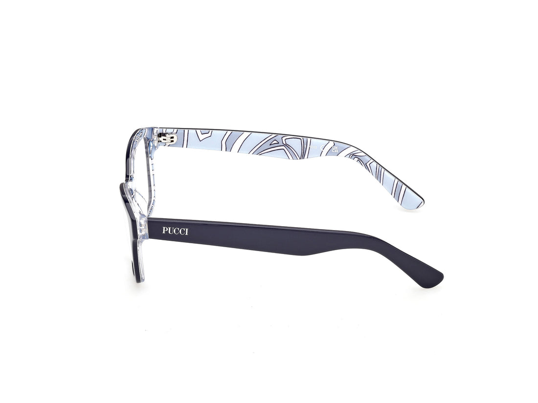 Gafas graduadas emilio pucci ep5288 092 azul rectangular femenino talla 56mm - Vista de detalle