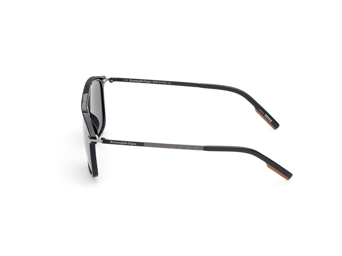 Sonnenbrillen ermenegildo zegna ez0183 01c masculino größe 56mm - Detailansicht