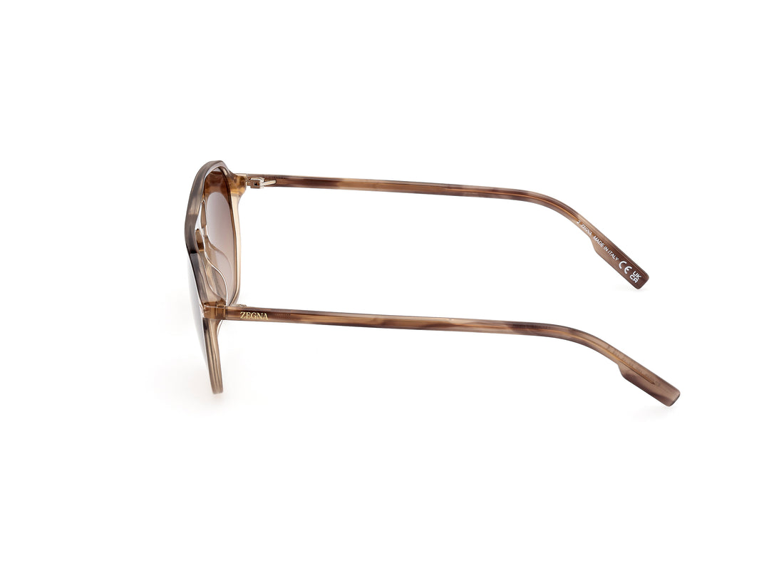 Sonnenbrillen ermenegildo zegna ez0212 48f masculino größe 55mm - Detailansicht