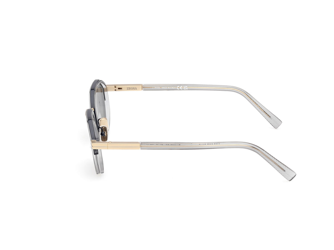 Sonnenbrillen ermenegildo zegna ez0259 93c verde geometric masculino größe 50mm - Detailansicht