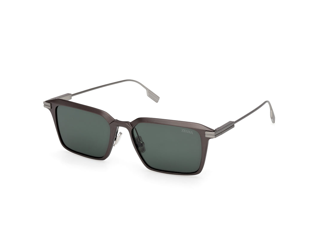 Sunglasses ermenegildo zegna ez0273-h 09n plateado square masculino size 55mm - Main view