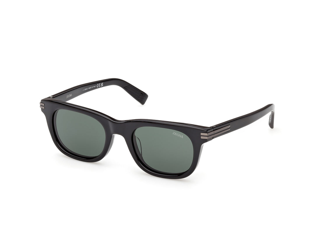 Óculos de sol ermenegildo zegna ez0281 01r negro geometric masculino tamanho 54mm - Vista principal