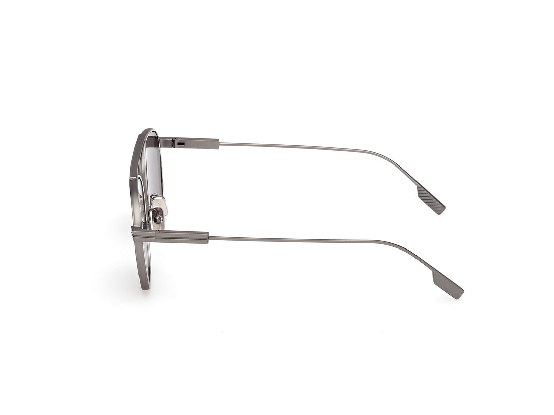 Óculos de sol ermenegildo zegna ez0290 09a plateado geometric masculino tamanho 53mm - Vista de detalhe